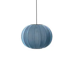 Made By Hand  - Knit-Wit 45 Round Pendant - Blue Stone